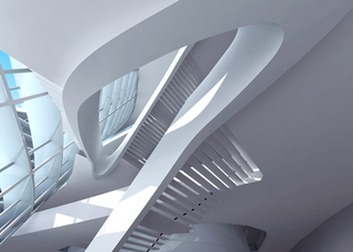 Illustration for article titled Zaha Hadid's Dubai Opera House Design Makes Me See Cylon Raiders